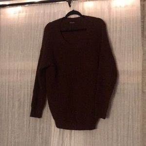 Alinfu maroon cozy sweater